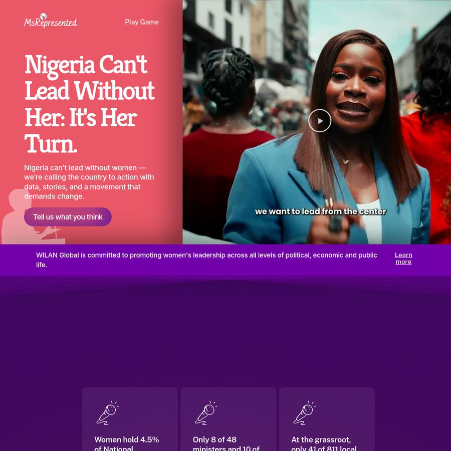 MsRepresented website